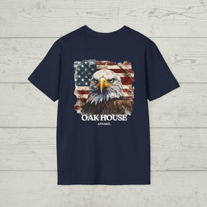 American Eagle Flag Oak House Apparel Tee