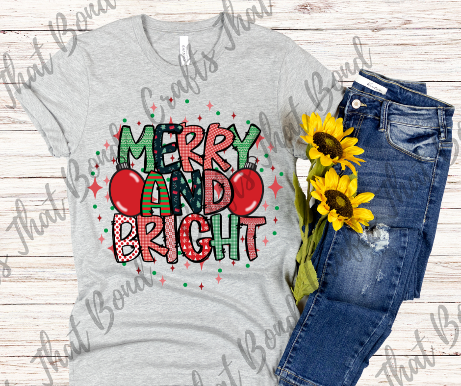 Merry and Bright Sparkle T-Shirt
