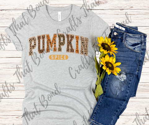 Pumpkin Spice Animal Print T-Shirt