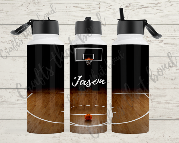 Basketball Hydro Sublimation Water Bottle