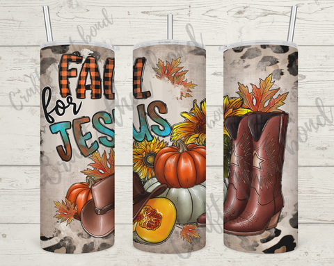 Fall for Jesus Sublimation Tumbler