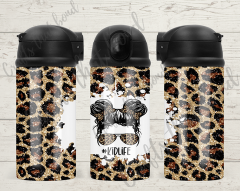 Leopard Kids Life 12 oz Straw Tumbler