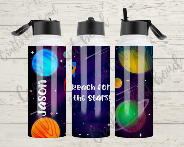 Reach for the Starts Sublimation Hydro Water Bottle