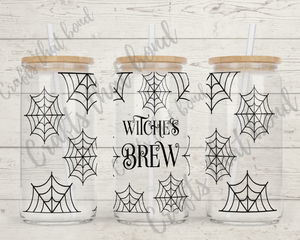 Witches Brew Glass Libbey Can Tumbler