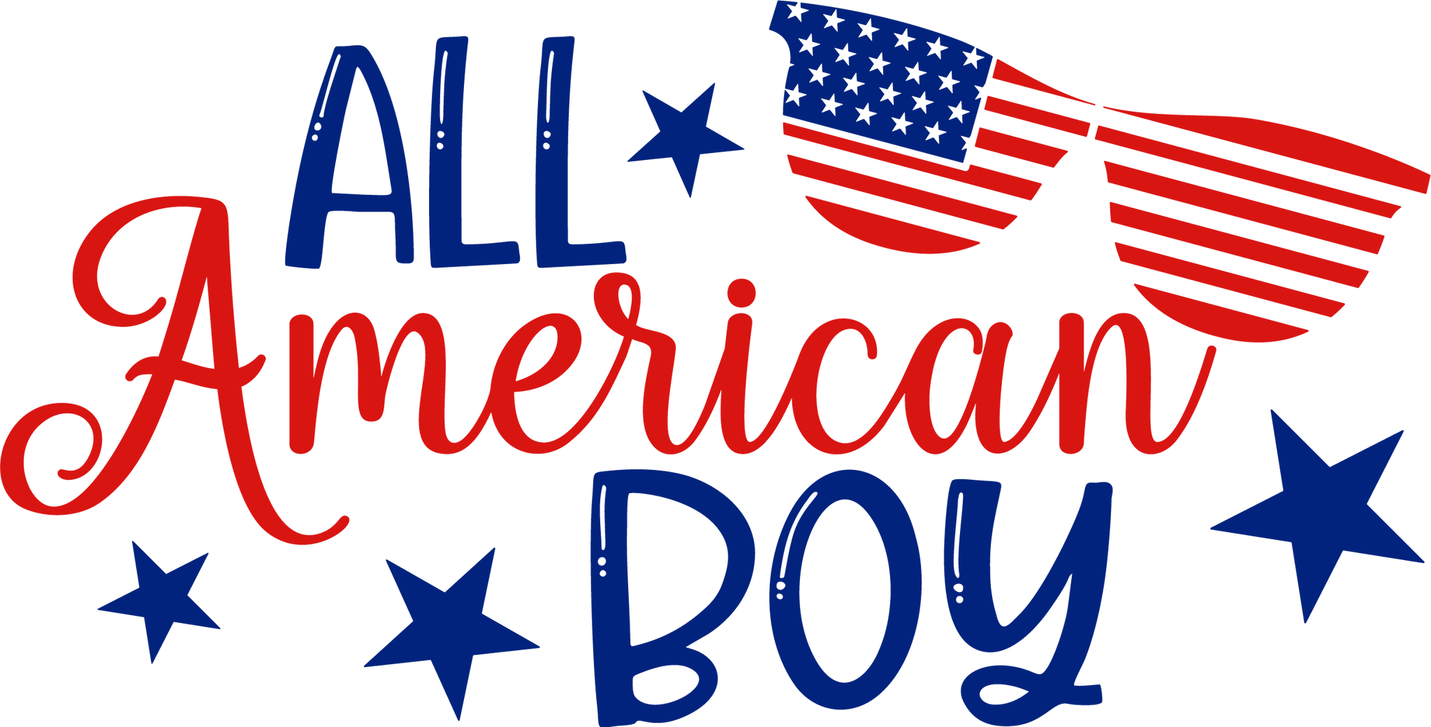 All American Boy DTF Transfer Only