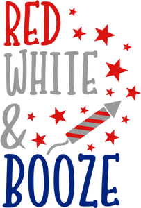 Red, White & Booze DTF Transfer Only