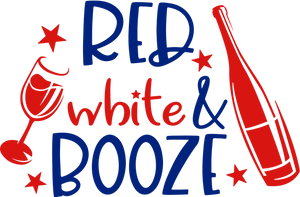 Red, White and Booze DTF Transfer Only
